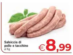 Eurospar Salsiccia di Pollo e Tacchino offerta