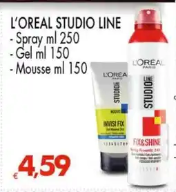 Eurospar L'OREAL STUDIO LINE offerta