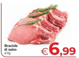 Eurospar Braciole di suino offerta