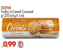 Eurospar DESPAR Frollini ai Cereali Croccanti offerta
