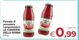 Eurospar Passata di Pomodoro Lampomodoro offerta