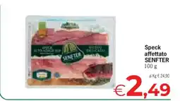 Eurospar Speck affettato SENFTER offerta