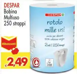 Eurospar DESPAR Bobina Multiuso 250 strappi offerta