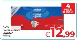 Eurospar CAFFÈ CREMA E GUSTO LAVAZZA offerta
