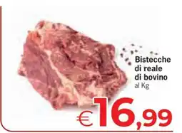 Eurospar Bistecche di reale di bovino offerta
