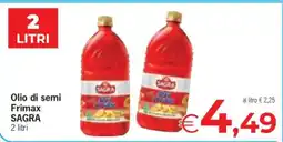 Eurospar Olio di semi Frimax offerta