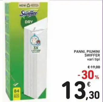 Spazio Conad Swiffer Panni, Piumini vari tipi offerta