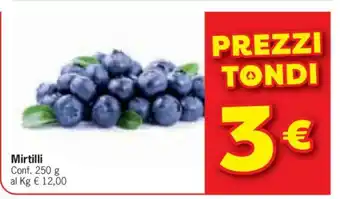 Eurospar Mirtilli offerta