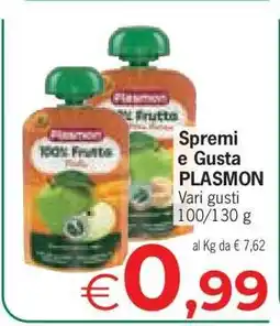 Eurospar Spremi e Gusta PLASMON offerta