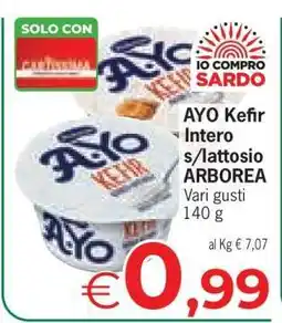 Eurospar AYO Kefir Intero s/lattosio ARBOREA offerta