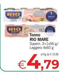 Eurospar TONNO RIO MARE offerta