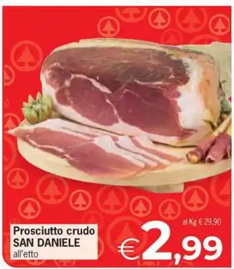 Eurospar PROSCIUTTO CRUDO San Daniele offerta
