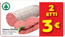 Eurospar Salame DESPAR offerta