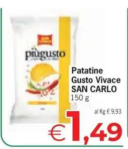 Eurospar Patatine Gusto Vivace SAN CARLO offerta