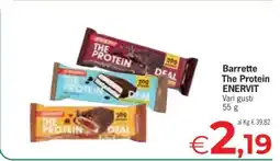 Eurospar Barrette The Protein Enervit offerta