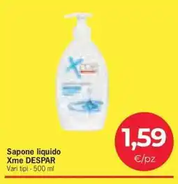 Eurospar Sapone liquido Xme DESPAR offerta