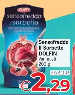 Eurospar Sensofreddo Il Sorbetto offerta