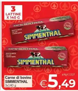 Eurospar Carne di bovino SIMMENTHAL offerta