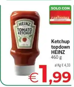 Eurospar Ketchup Topdown Heinz offerta