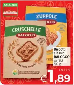 Eurospar Biscotti Classici Balocco offerta