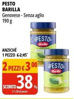 Tigros Pesto BARILLA offerta