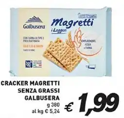Coal Cracker magretti senza grassi GALBUSERA offerta