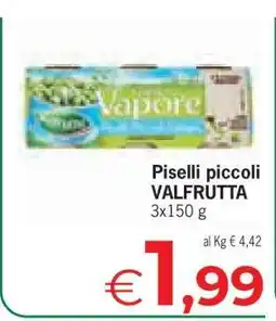 Eurospar Piselli piccoli offerta