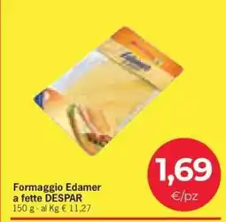 Eurospar Formaggio Edamer a fette DESPAR offerta