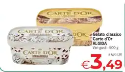 Eurospar GELATO CLASSICO CARTE D’OR ALGIDA offerta
