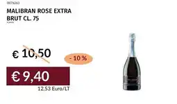Prezzemolo e Vitale Malibran rose extra brut offerta