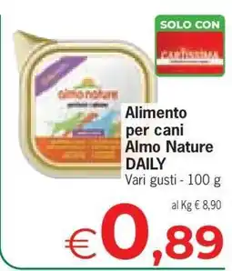 Eurospar Alimento per cani Almo Nature DAILY offerta