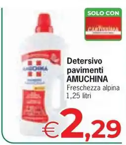 Eurospar Detersivo Pavimenti Amuchina offerta