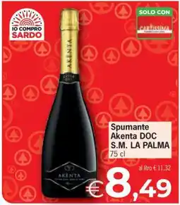 Eurospar Spumante Akenta DOC offerta