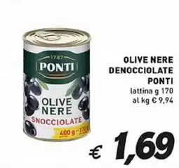 Coal Olive nere denocciolate PONTI offerta