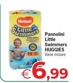 Eurospar Pannolini Little Swimmers HUGGIES offerta