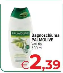 Eurospar Bagnoschiuma Palmolive offerta