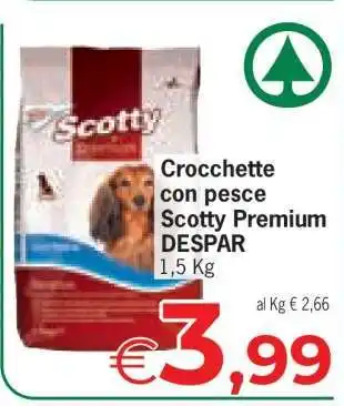 Eurospar Crocchette con pesce Scotty Premium DESPAR offerta