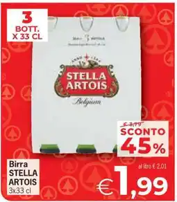 Eurospar BIRRA STELLA ARTOIS offerta
