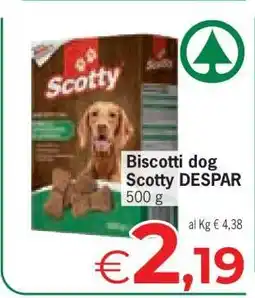 Eurospar Biscotti dog Scotty DESPAR offerta
