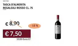 Prezzemolo e Vitale Tasca d'almerita regaleali rosso offerta
