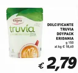 Coal Dolcificante truvia doypack ERIDANIA offerta