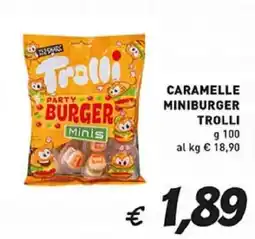 Coal Caramelle miniburger TROLLI offerta