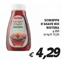 Coal Sciroppo d'agave bio RISTORA offerta