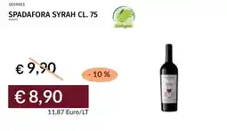 Prezzemolo e Vitale Spadafora syrah offerta