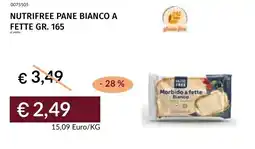 Prezzemolo e Vitale Nutrifree pane bianco a fette offerta