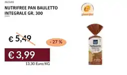 Prezzemolo e Vitale Nutrifree pan bauletto integrale offerta