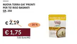 Prezzemolo e Vitale Nuova terra gia' pronti per te! riso basmati offerta