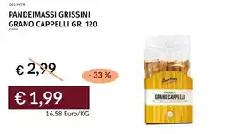 Prezzemolo e Vitale Pandeimassi grissini grano cappelli offerta