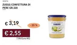 Prezzemolo e Vitale Zuegg confettura di pere offerta