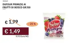 Prezzemolo e Vitale Dufour primizie ai frutti di bosco offerta